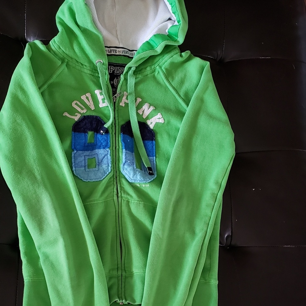 PINK zip up hoodie